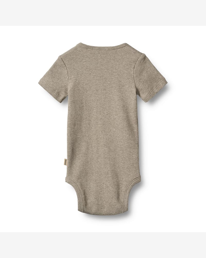 Body T skjorte - Øk. Bomull Blanding | Rib Body S/S Timo