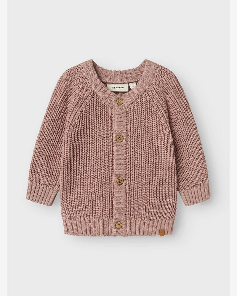 Cardigan Baby - Strikket, Øko Bomull | Emlen LS Knit