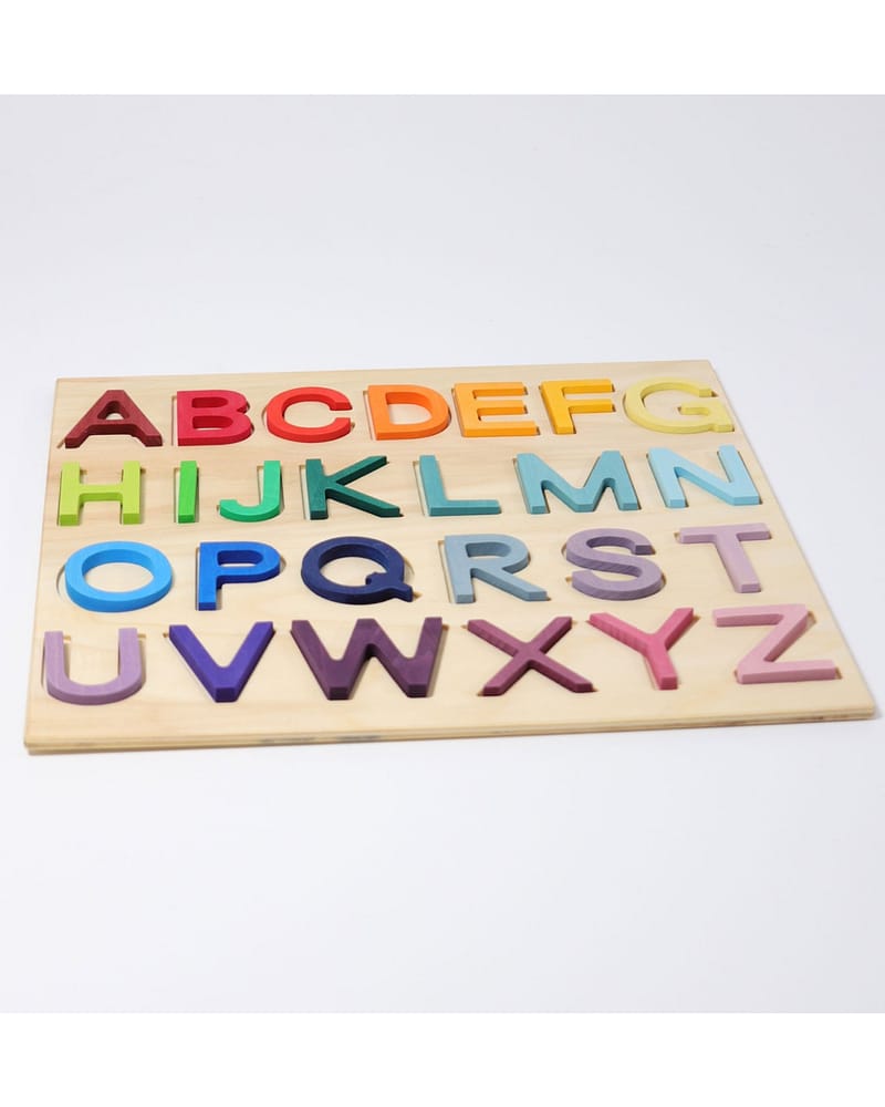 Puslespill Alfabet - Treklosser og Brett 44x44 cm | ABC game