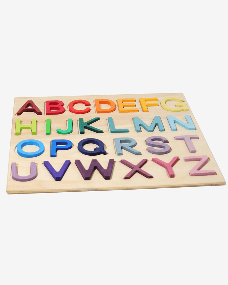 Puslespill Alfabet - Treklosser og Brett 44x44 cm | ABC game