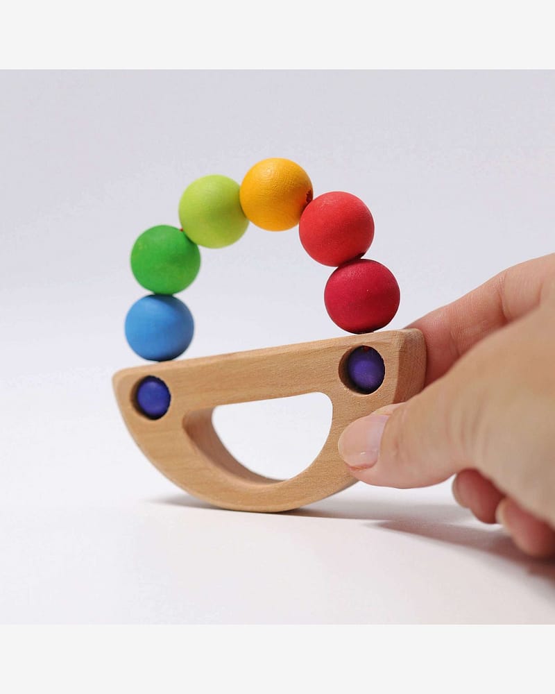 Gripe- & Biteleke i Tre - Båt | Rainbow Boat