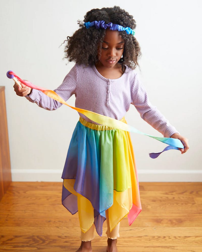 Tryllestav m/ silkebånn 90cm | Mini Streamer