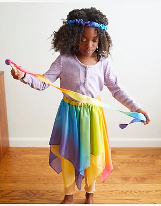 Tryllestav m/ silkebånn 90cm | Mini Streamer