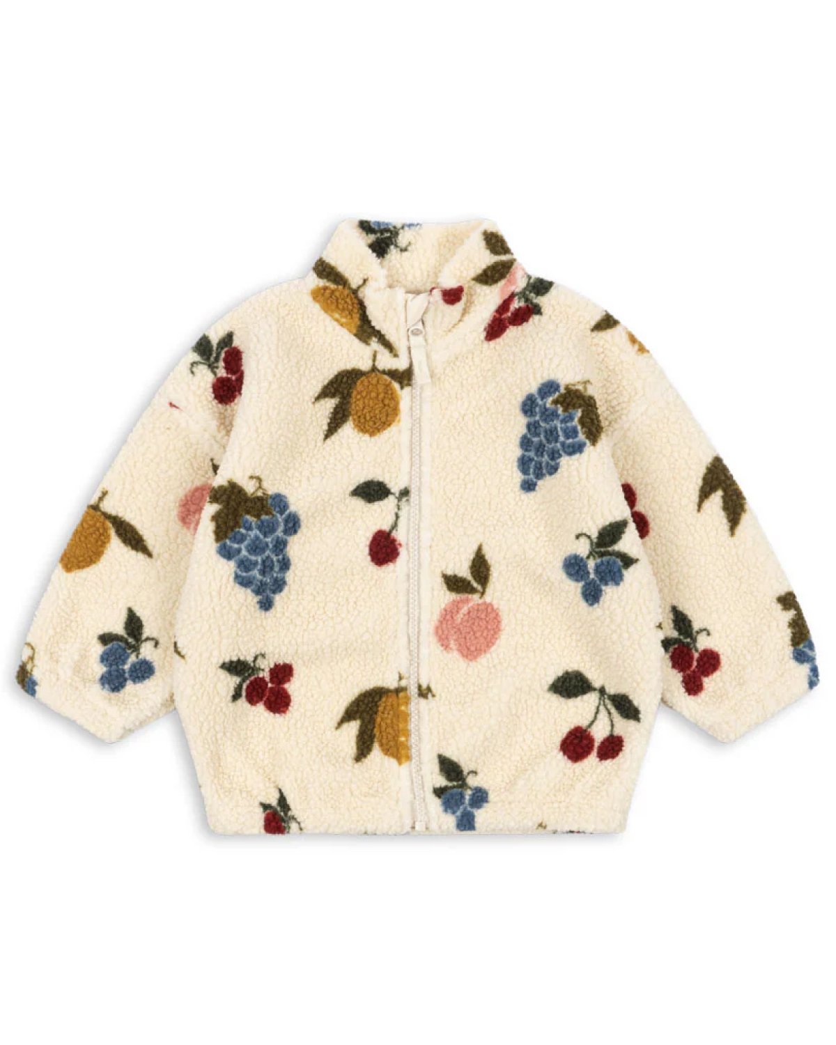 Fleecejakke i Teddystoff – 100% Resirkulert | Jody Teddy Jacket, Kremhvit - Vitamins