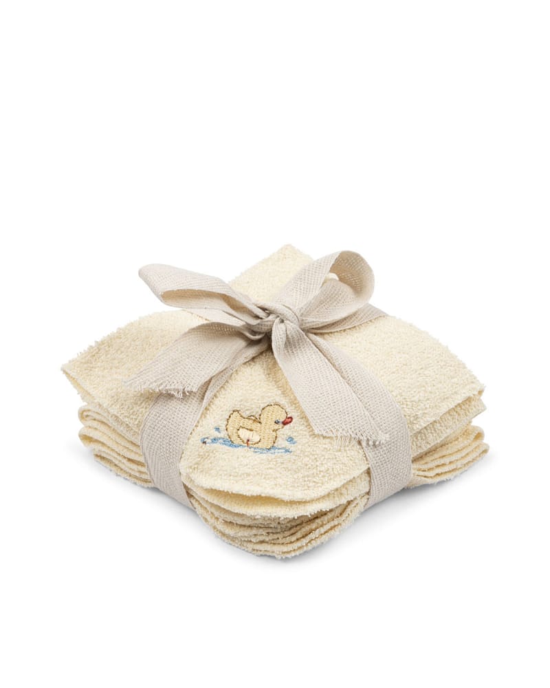 Gjenbrukbare Kluter 6pk, 25x25 cm - Øko Bomullsfrotté | Figo 6 Pack Terry Cloth GOTS