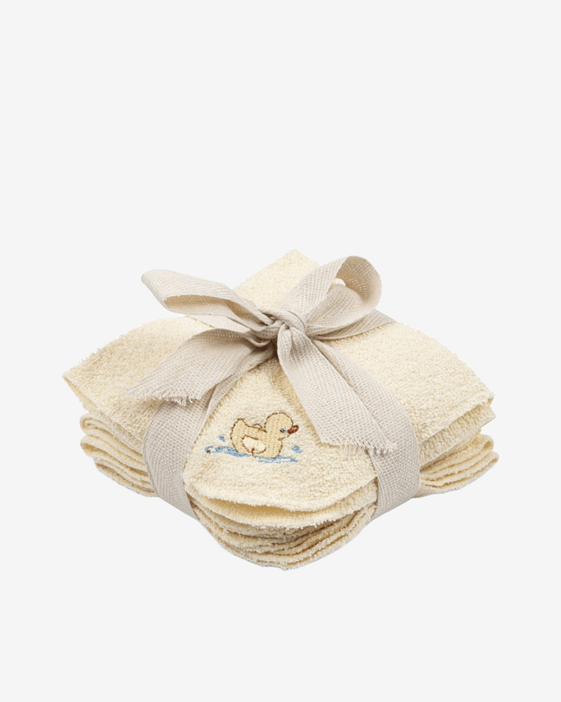 Gjenbrukbare Kluter 6pk, 25x25 cm - Øko Bomullsfrotté | Figo 6 Pack Terry Cloth GOTS