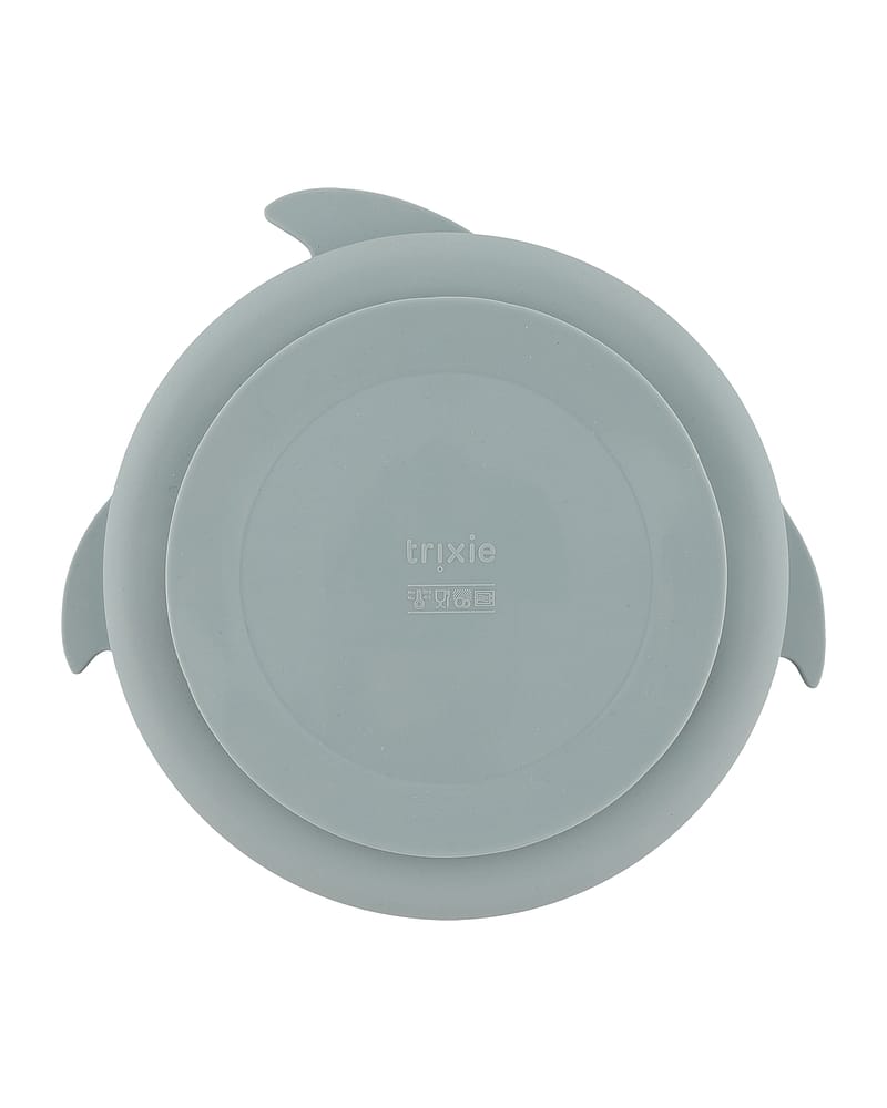 Tallerken med flere rom & Sugekopp - Silikon