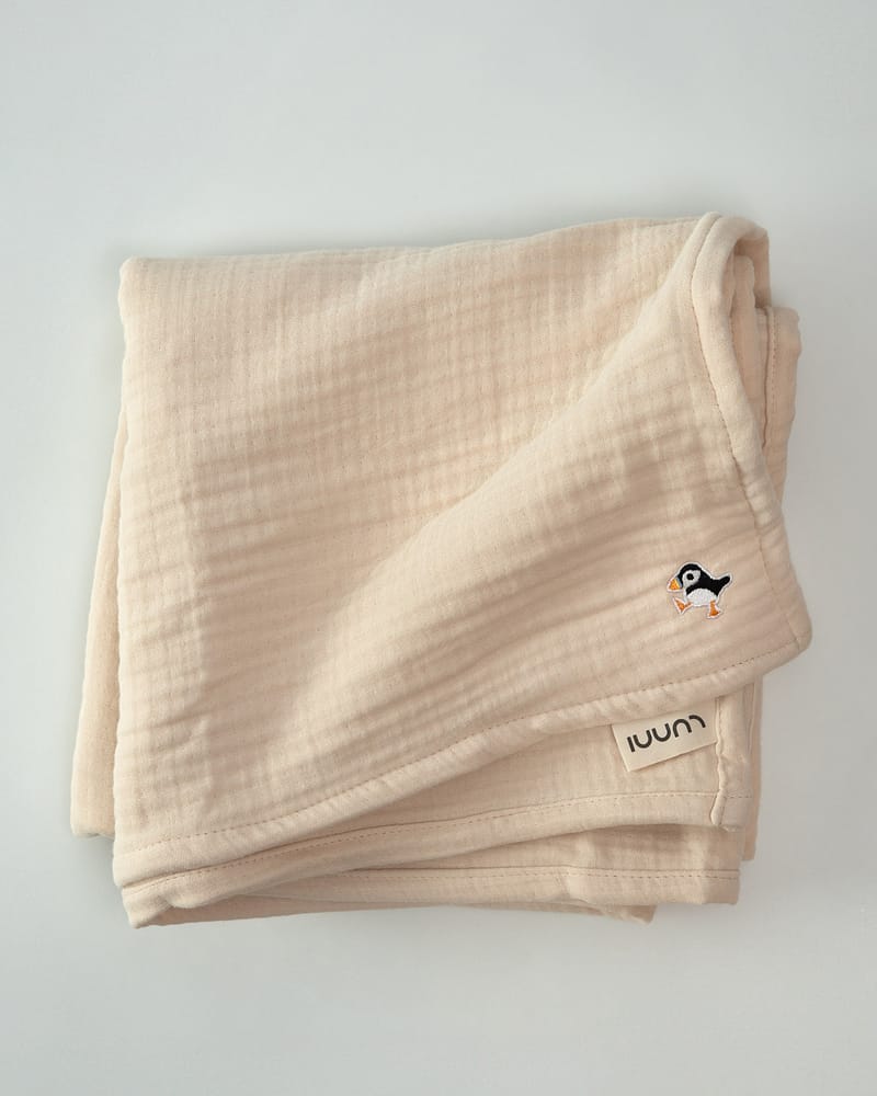 Lunni - Swaddle/Svøpeteppe - 100% Økologisk Musselin - 100x100cm