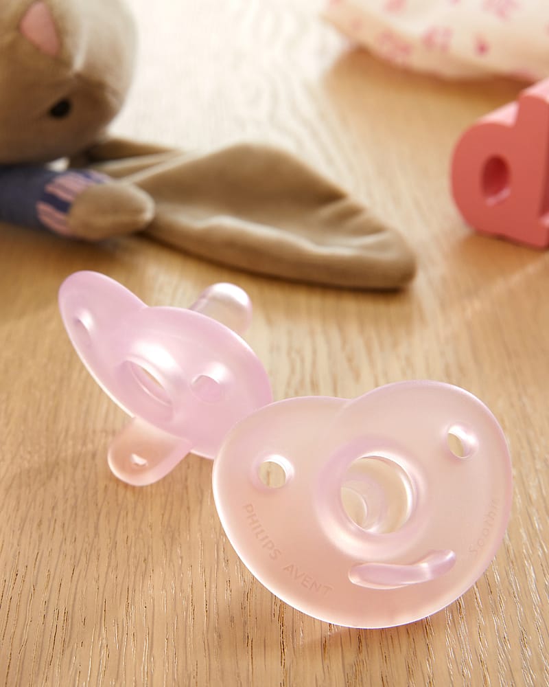 Smokk Soothie 2pk - Rund, Silikon | Nyfødt / Prematur