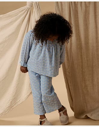 Bluse Barn M/ Volangerkrage - Øko Bomull | NMFTESSIE LS LOOSE SHIRT LIL