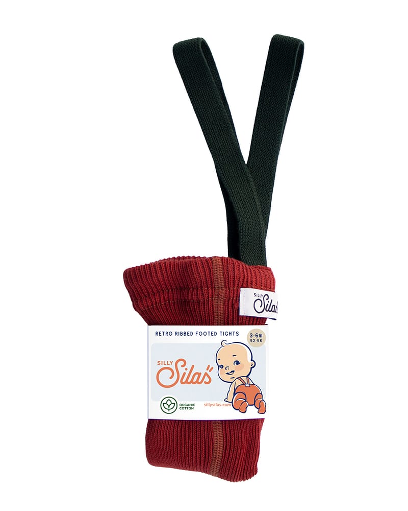 Strømpebukse Rib m/ seler | Footed Tights