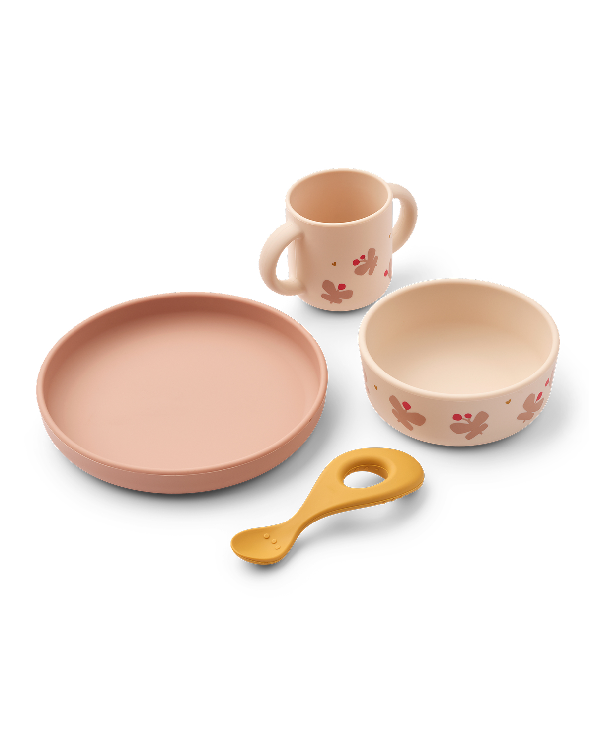 Spisesett i Silikon - 4pk | Vivi