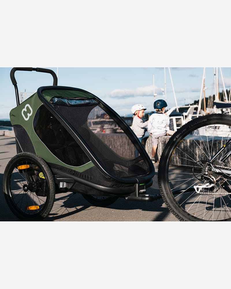 Hamax Outback Sykkelvogn & Barnevogn, 2-Seter | Double Bicycle Trailer