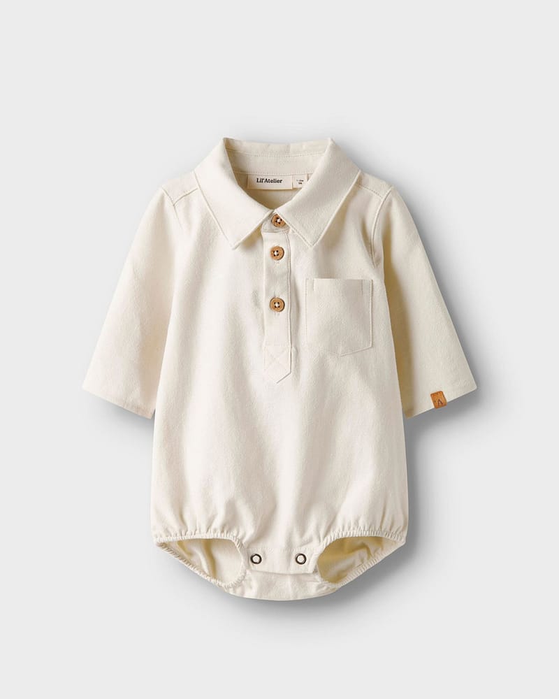Romper Skjorte Baby - Øko Bomull | HADAM LOOSE BODY SHIRT