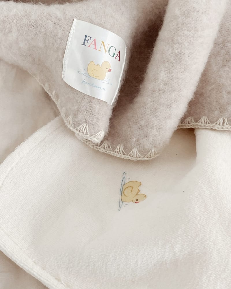 Ullteppe Baby - Varm Ullfleece 100% Ull | Erba Wool Fleece Blanket