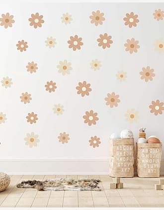 Wallstickers Blomster 44stk - ØKO Veggklistremerker Barnerom