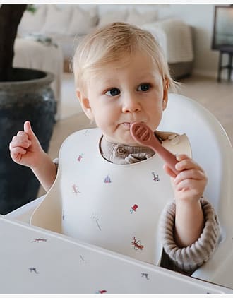 Smekke Baby - Silikon - Dyp Lomme | Silicone Baby Bib