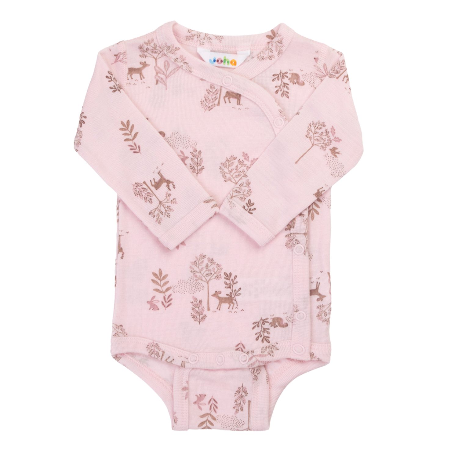 Omslagsbody Ull – 85% Merino, 15% Silke | Basic, Lyserosa