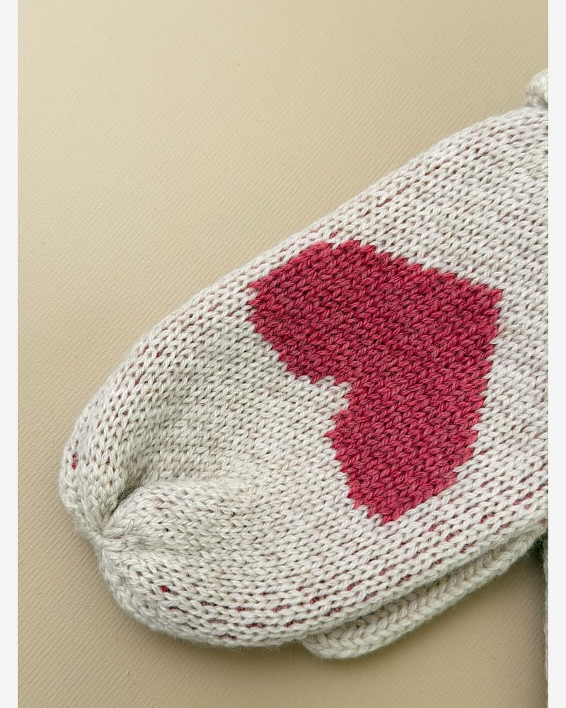 Ullvotter m/ tommel - 100% Merino | Jacquard Mittens Towsi