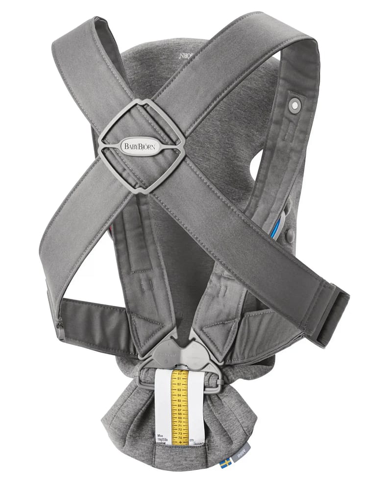 Mini Bæresele Nyfødt - Ekstra Nærhet - Baby Carrier 0-12m, Dark grey
