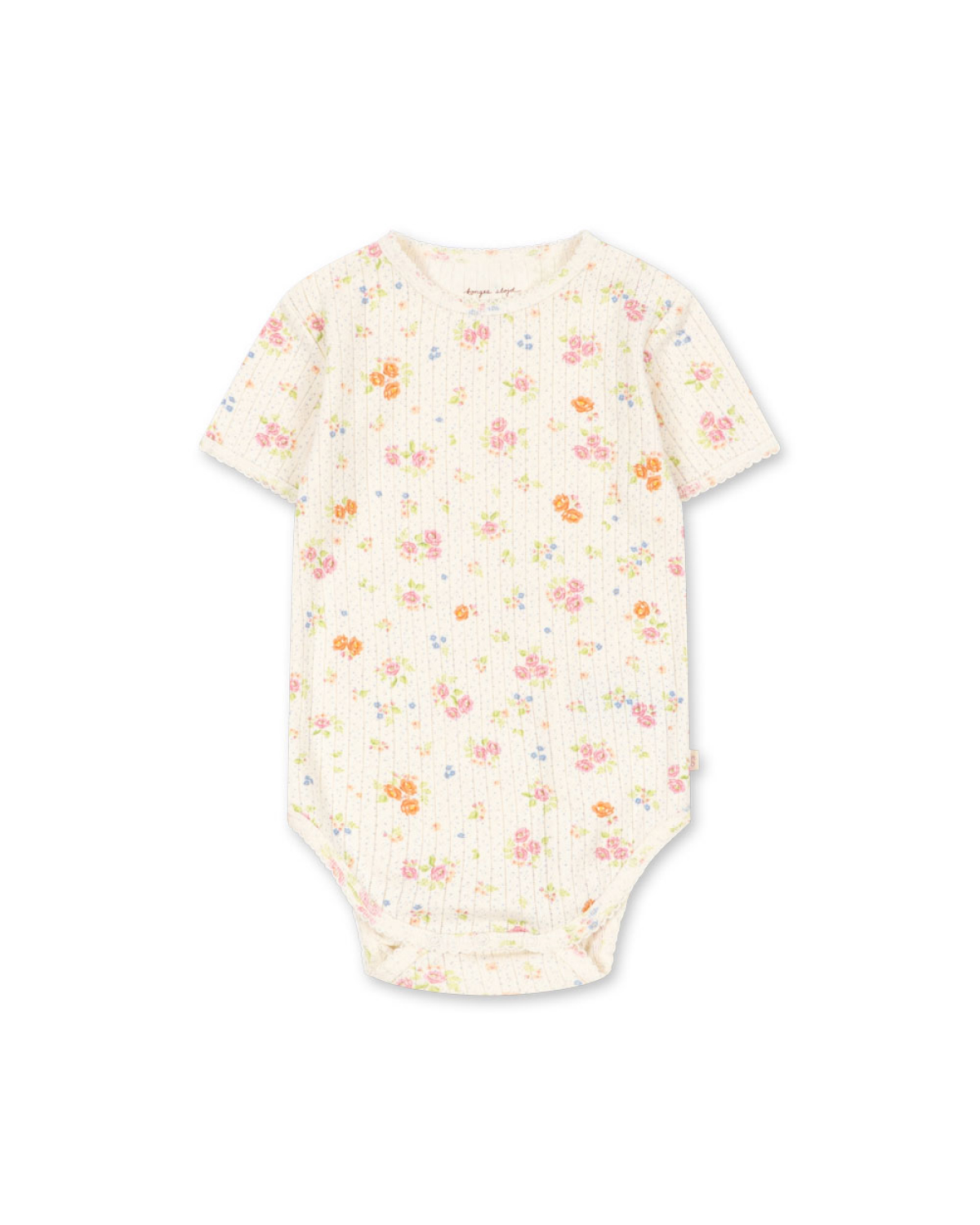 Body Kortermet - 100% Øko Bomull, Pointelle | Minnie Short Sleeve Body
