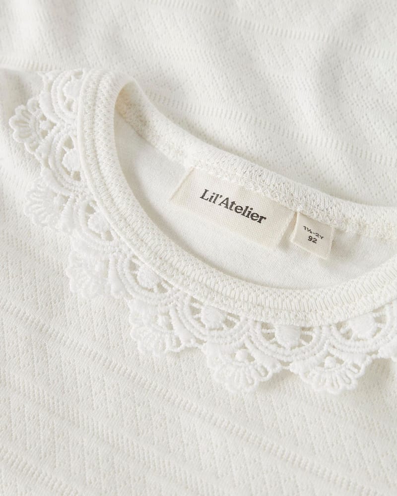 Trøye Langermet M/ Krage - Øko TENCEL | NMFTAPIA LS SLIM TOP LIL