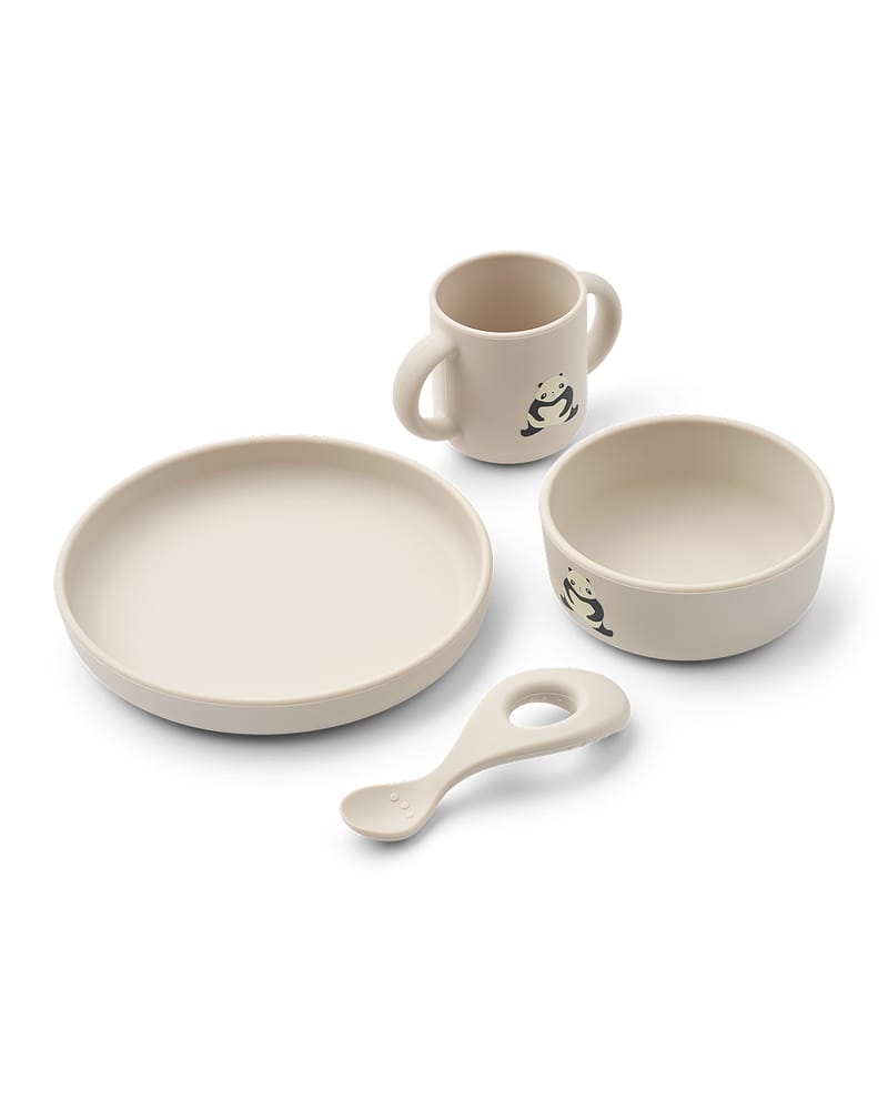 Spisesett i Silikon - 4pk | Vivi