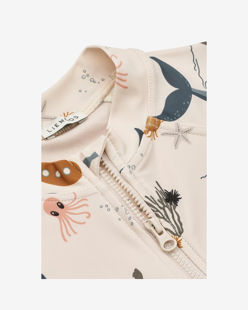 Badedrakt, T-skjorte ermer - UV drakt UPF40+ | Max Printed Shortsleeve Swim Jumpsuit