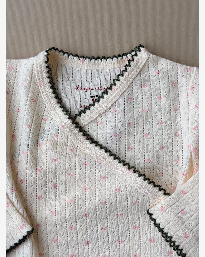 Heldress - 100% Øko Bomull, Pointelle | Minnie Onesie GOTS