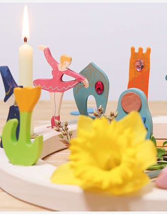 Rosa ballerina til Bursdagsring | Figur Grimms Lysestake