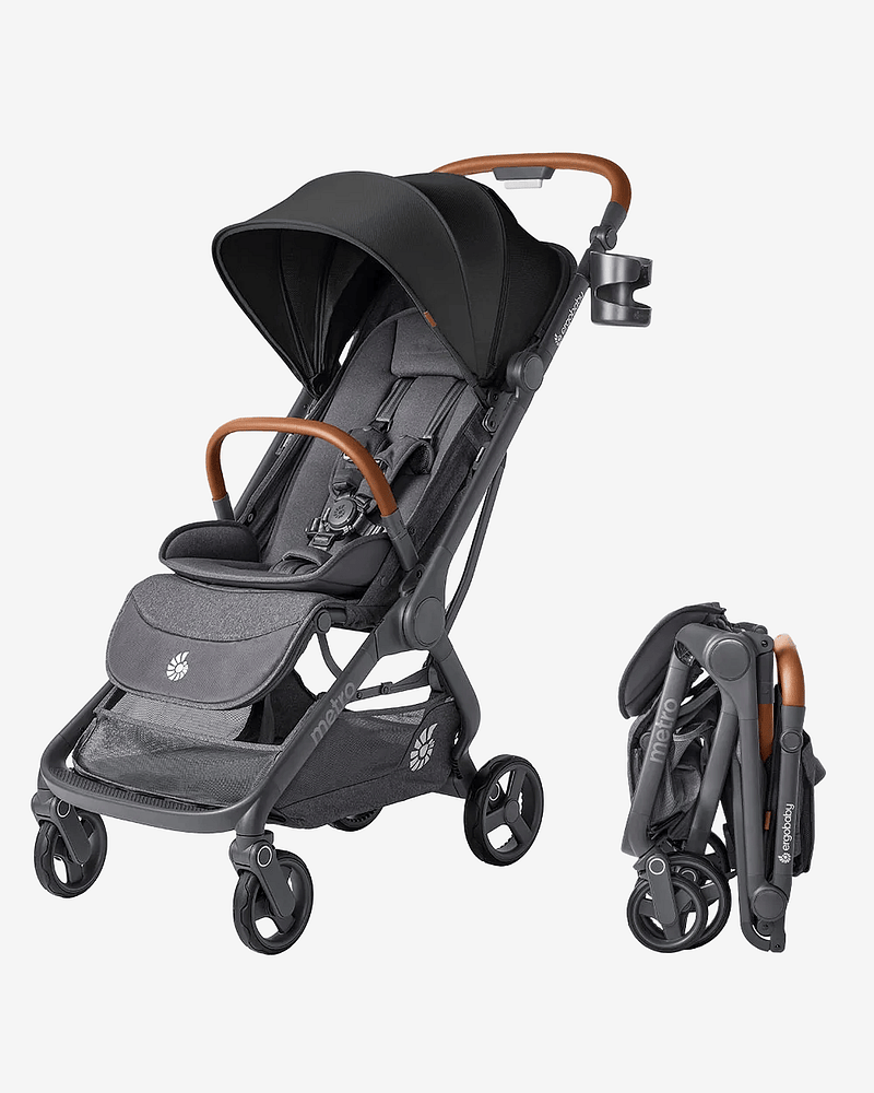 Metro 3 Deluxe Reisetrille, Premium - Kompakt Reisevogn | Fra Nyfødt til 22 kg/4 år