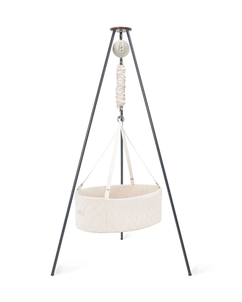 Moonboon Oval Vugge + Motor Connect + Stativ | Classic Bundle - Pakketilbud