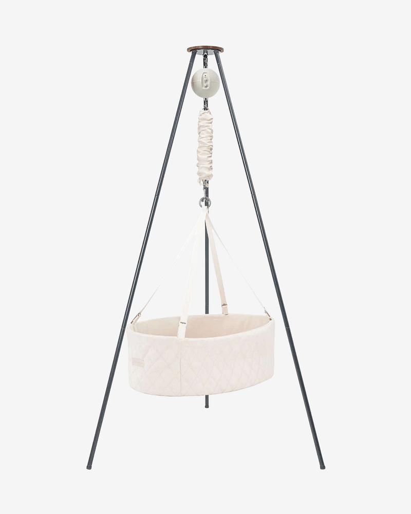 Moonboon Oval Vugge + Motor Connect + Stativ | Classic Bundle - Pakketilbud