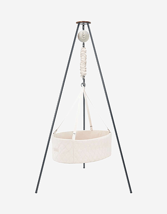 Moonboon Oval Vugge + Motor Connect + Stativ | Classic Bundle - Pakketilbud