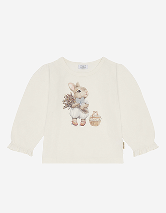 Trøye Barn m/ Print - Øko Bomull | Alma Sweet Bunny
