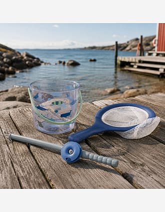 Krabbefiske Sett Barn - Fiskestang, Bøtte, Nett | Cora Crab Fishing Set w Net