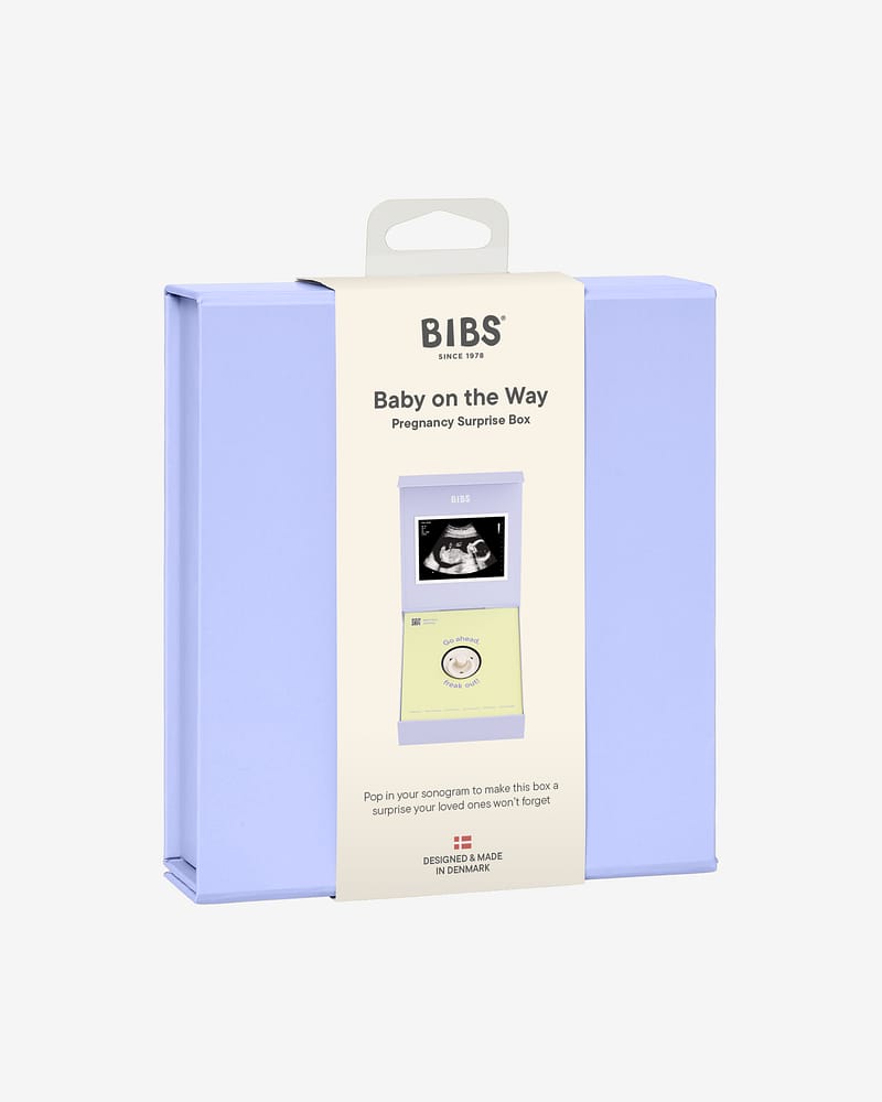 BIBS Gift Set Box m/ Naturgummi Smokk - 0-6 mnd | Baby on the Way