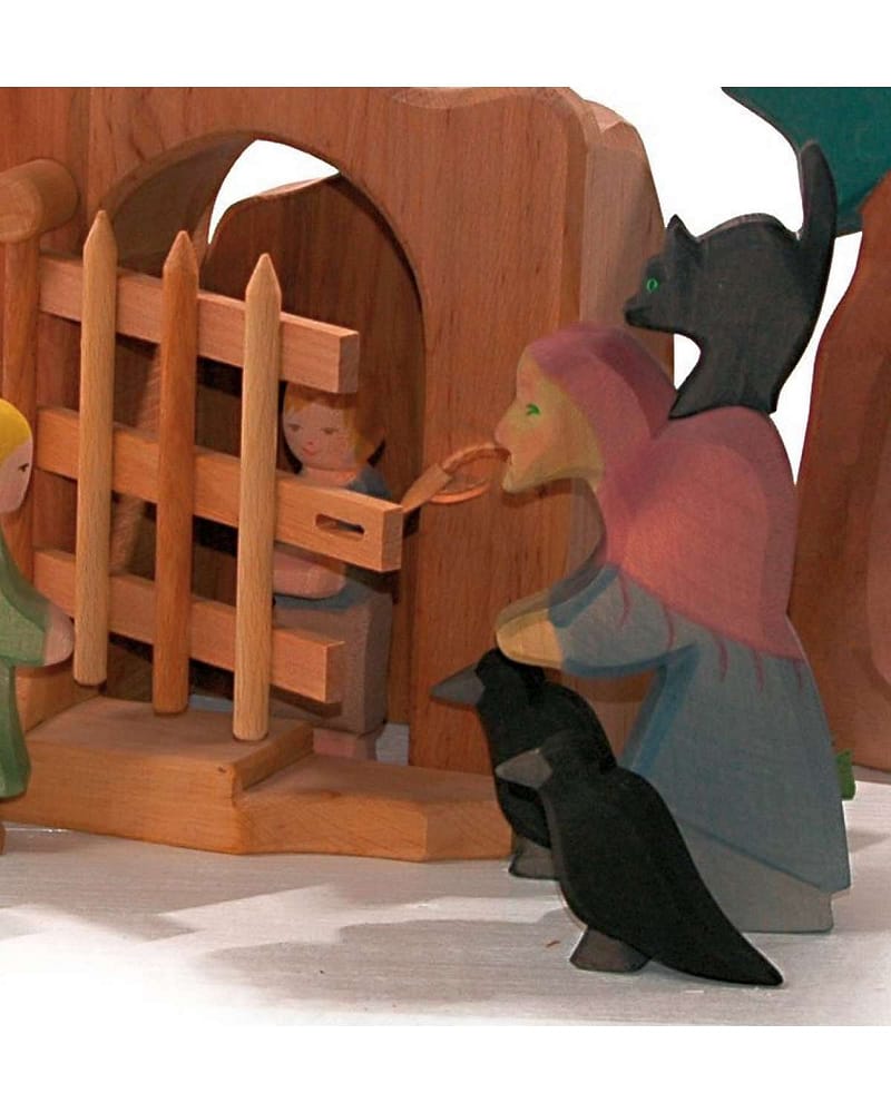 Heks Trefigur - Håndlaget Dukketeater Dukker | Witch