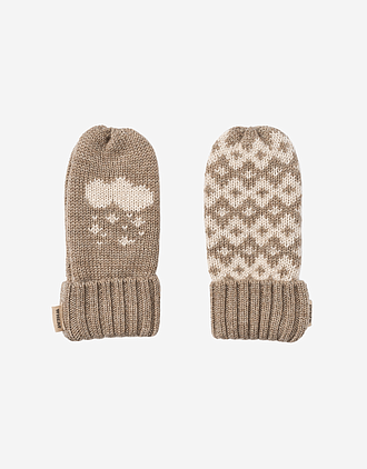 Ullvotter m/ tommel - 100% Merino | Jacquard Mittens Towsi