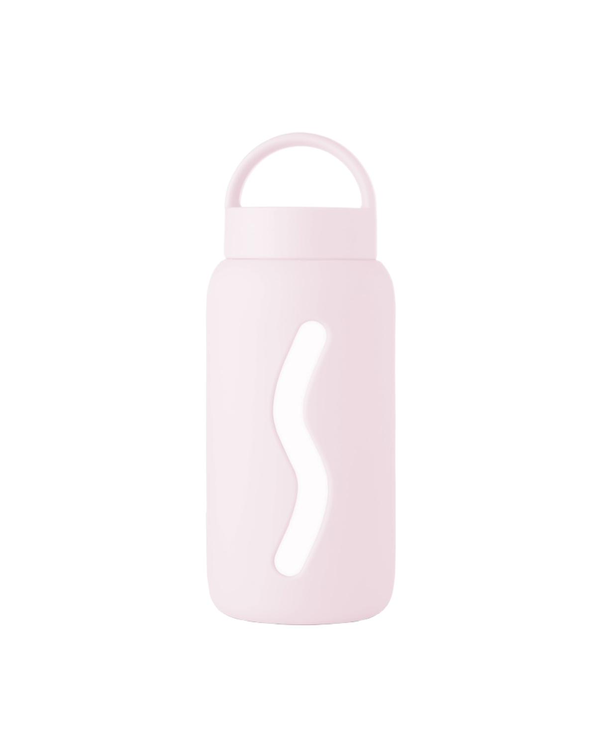 Vannflaske i Glass – 500 ml | Mini Bottle, Puderrosa - Marshmallow