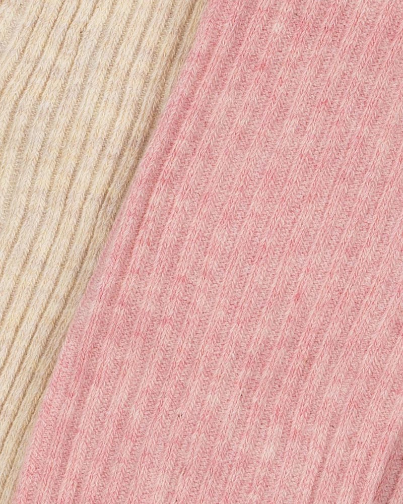 Strømpebukse - Bomullsblanding | 2pk Rib Tights
