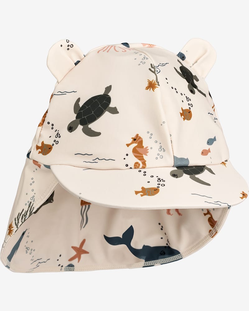 Solhatt UV 40+ - Badehatt m/ Nakkeskygge | Senia Sun Hat With Ears