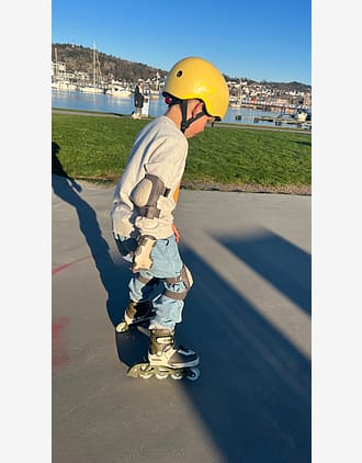 Rulleskøyter Barn m/ Lys i hjulene - 6 Justerbare Størrelser | Light Up Roller Skates