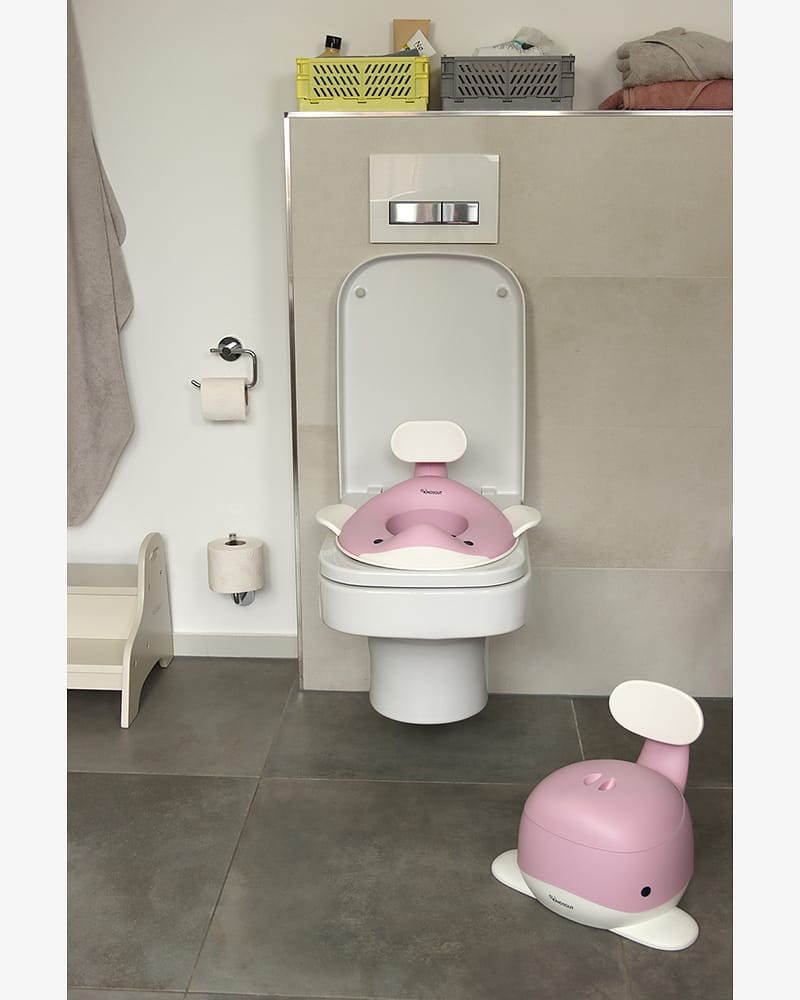 Toalettsete m/ Rygg- og Armstøtte - Komfortabel og Sklisikker