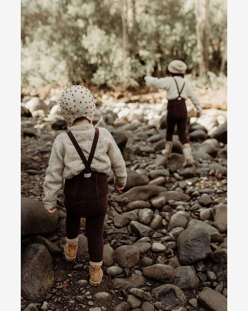 Strømpebukse Teddy u/ føtter m/ seler - Warmy Footless Tights