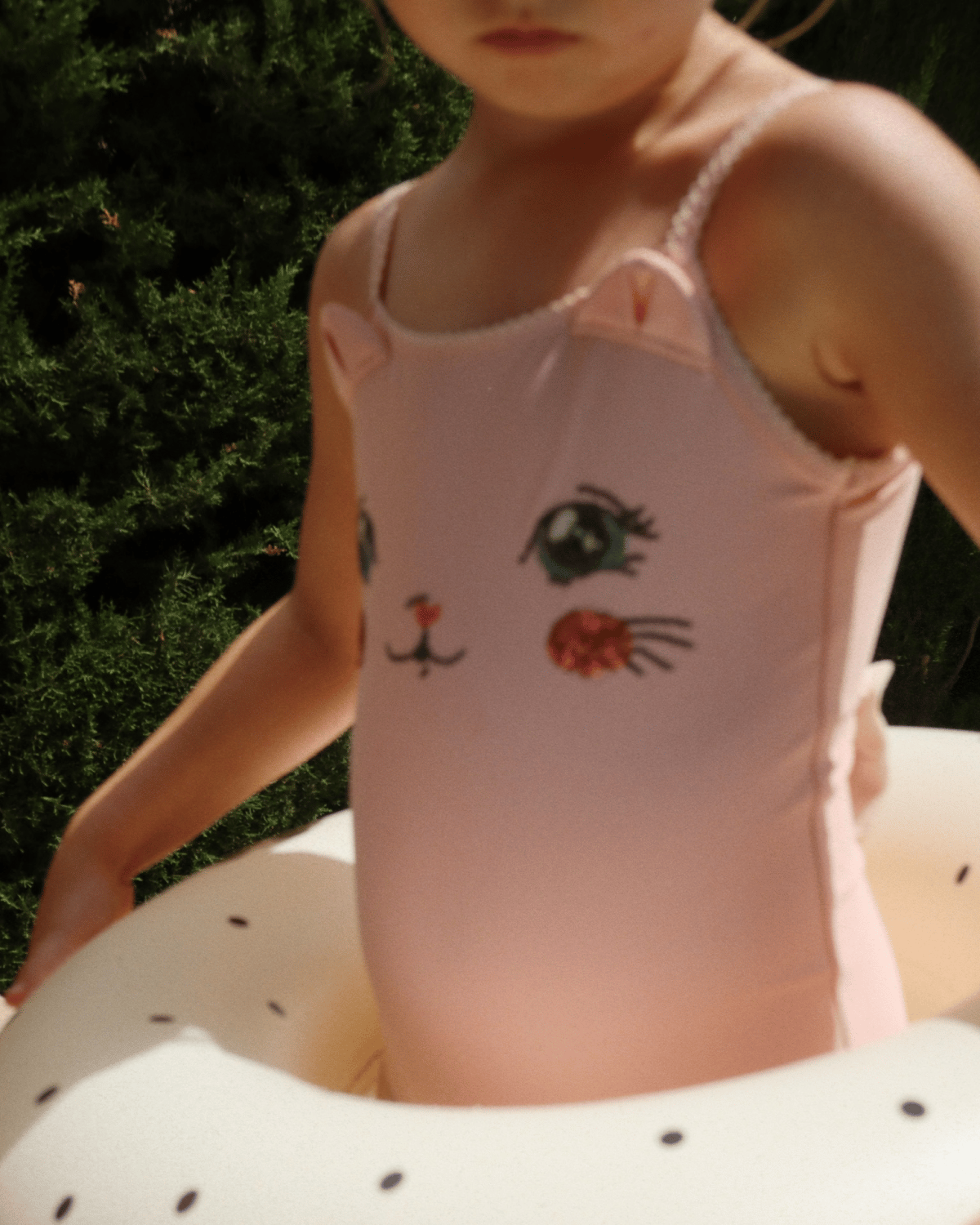 Badedrakt m/ Glitrende Paljetter - Badetøy UV 40+ | Kitty Swimsuit GRS