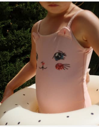 Badedrakt m/ Glitrende Paljetter - Badetøy UV 40+ | Kitty Swimsuit GRS