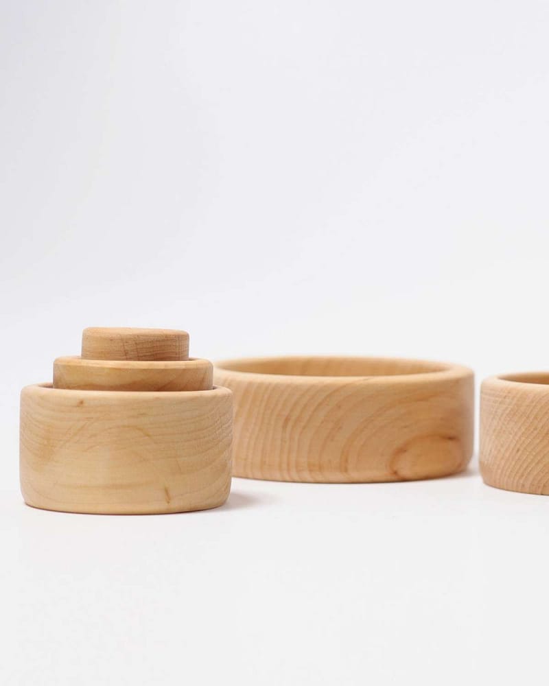 Stableskåler 5pk - Leke i Tre | Montessori Leker