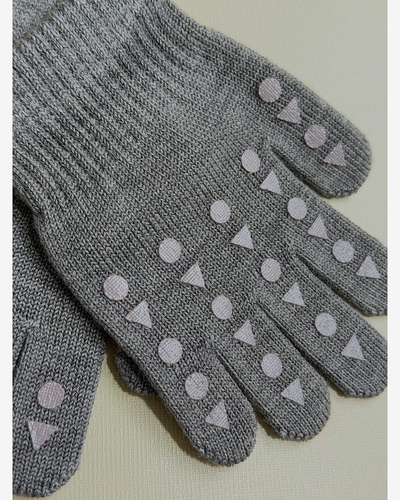 Ullhansker m/ Anti-Skli Knotter | Wool Grip Gloves