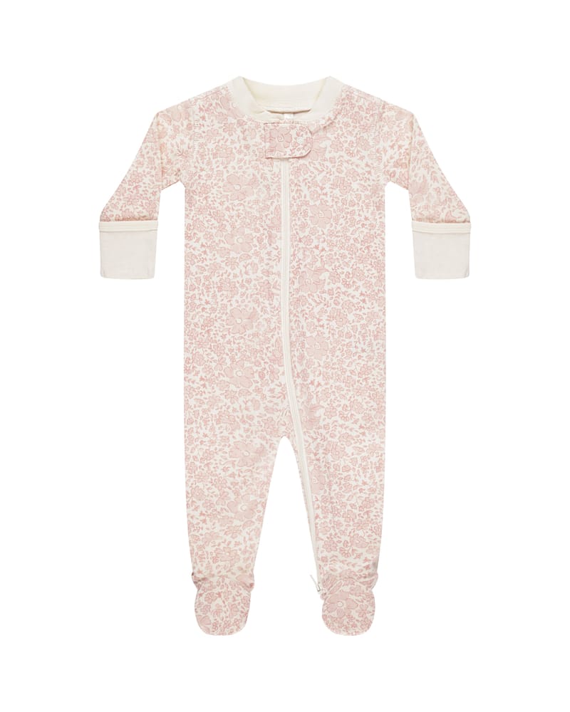 Pysj m/Føtter & m/Føtter & to-veis Glidelås - Øko Bomull | Zip Longsleeve Sleeper Fottie